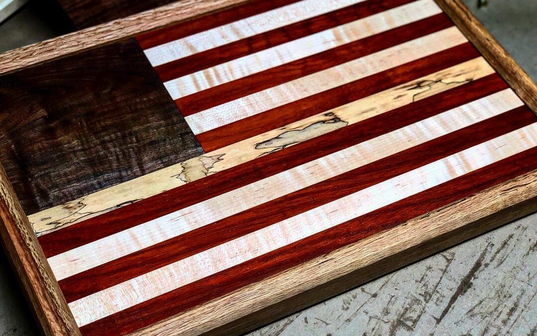 American Flag Cutting Board